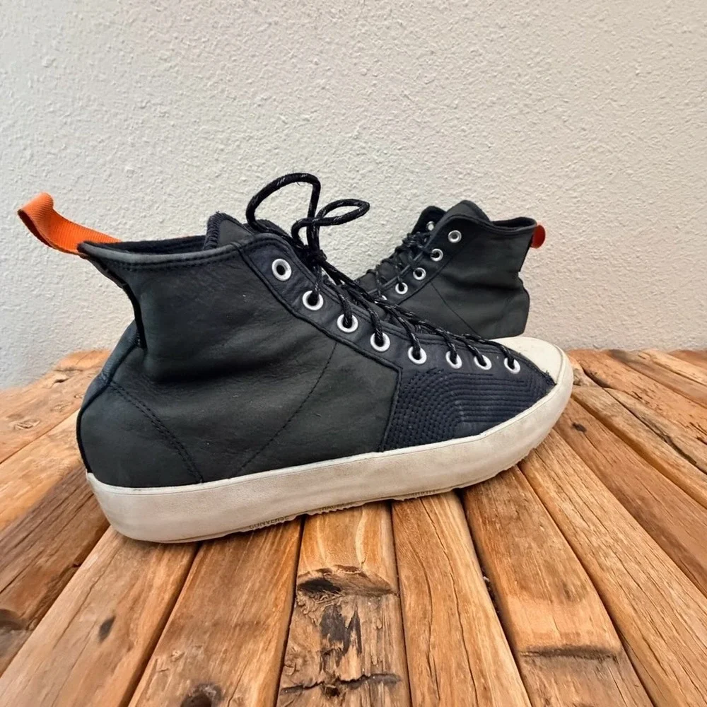 Converse All Star All Terrain High Top Black Leather Boots 171439C Mens 10.5 - Picture 2 of 5